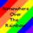 Rainbow gradient background with diagonal stripes in blue, red, orange, yellow, green, and purple overlaid by pixelated text reading 'Over The Rainbow' on a bright yellow section.