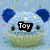 Four pixelated cupcake-shaped icons with animal ears, each featuring distinct text labels and color schemes against patterned backgrounds.