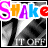 Animated contact sheet showing 11 sequential frames of a buddy icon with changing rainbow text over grayscale background images, each frame displaying "IT OFF" below the text.