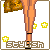 A 4x3 contact sheet of a pixel-art animated icon showing a blonde woman in various poses with gold accessories, holding a brown handbag and wearing a patterned outfit with the word "STYLISH" at the bottom of each frame.