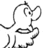 Black-and-white cartoon character with heart-shaped eyes and a smiling mouth stands on an orange-and-white striped background beneath red text reading 'my socks!' while the top-right corner displays 'ducks ROCK' in pixelated letters.