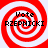 Four identical red and white spiral patterns with black text reading "Vote RZEPNICKI" arranged in a