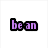Purple text 'be an' and 'all-star' in pixelated font with black outlines on white background, below a grayscale image of a heart-shaped light effect.