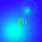 Four blue-toned display the text 'Eli' in green, with varying light effects and circular patterns in the background