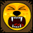 A pixelated yellow lion face with closed eyes and bared teeth on a brown background, next to green text reading "IT'S A JUNGLE IN THERE!".