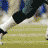 Pixelated football player in white uniform with blue and green accents, number 5 visible on jersey, standing next to teal banner with text 'DONOVAN MCNABB' and Reebok logo.