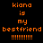 three showing orange pixelated text on black backgrounds with white rectangular overlays changing across the