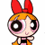 A pixelated cartoon character with large eyes and a red bow on the left, next to green text reading "Original Icons .com" on a dark background.