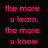 Pixelated text in pink, green, cyan, and magenta colors on a black background arranged in four vertical sections with varying phrases.