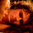 A pixelated image of a person with brown hair resting their head on a surface, next to text reading 'he's sooo hot!!' on a blue background.