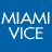 A vertical collage of four distinct featuring a man in sunglasses with 'MIAMI VICE' and 'COLIN FARRELL' text elements on blue and white backgrounds