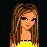 Animated contact sheet showing a pixel-art character in various poses and text frames with yellow text reading "I wish I might be the one you Kiss tonight" on black background.