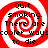 Red and white spiral background with black text reading "Quit smoking. There are cooler ways to die." arranged in four identical quadrants.