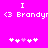 Pixelated icon with bright pink background showing two identical side-by-side text blocks and heart symbols below.