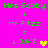 Pixel art displays 'Mrs.Sabby + Mr.Fitzz = LOVE' with heart symbols on a bright pink background, showing two animation states.