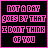 Animated sequence of pink text on black background cycling through song lyrics with individual letters changing color and position.