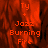 Red and orange pixelated fire animation with text 'Ty + Jazz Burning Fire' in red block letters on a dark background.