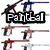 Pixelated collage of paintball guns, colorful balls, and text reading "Paintball" and "DO YOU HAVE THE BALLS TO PLAY?" in a retro game style.