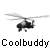 Animated contact sheet of a helicopter icon with rotating blades and repeated text, displayed in grayscale on white background.