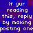 Pixelated text on a blue-purple gradient background with repeated phrases in white block letters.