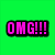 Pixelated text and symbols on a split background with green, white, and gray sections.