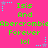 A static image with a bright pink background displays repeated green text and small star-shaped icons in blue and purple.