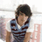A person in a striped shirt appears in two ; the right 's text changes from 'I love Joe Jons' to a blank gray space