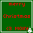 Green square icon with red text 'merry Christmas' and '<3 MOLLY', featuring a white snowflake animation on the right side.
