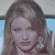 A pixelated image of a person with light brown hair and earrings, next to green text reading 'Original Icons .com' on a dark background.