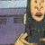 Animated cartoon contact sheet showing two characters from Beavis and Butt-Head in separate frames with visible pixelation and color banding.