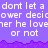 Pixelated text repeats across a purple background with a jagged lower edge, showing partial phrases and 'or not' in white.