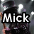 Animated sequence showing a person in dark clothing holding a microphone, with text overlays changing across frames.