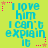 Pixelated text on bright green background with pink and orange star accents, arranged in a of six identical