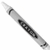 A grayscale image with a white crayon, text about not understanding white crayons, and a black asking why they are there