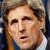 A 2x2 contact sheet of a pixelated political meme featuring John Kerry with text overlays in brown and red fonts on white background.