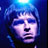 Pixelated static icon of a person's face with blue and purple tones, featuring visible pixelation artifacts and a bright light source at the top.