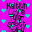 Pixelated text and cyan hearts on a bright pink background with no visible animation changes.