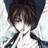 A 48x48 pixel animated buddy icon featuring a character with dark hair and white clothing on the left, paired with text reading "Anime IM" and "com" on a black background to the right.