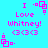 Pixelated cyan background with pink text and symbols arranged in a pattern, featuring repeated phrases and animated elements