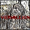 Pixelated black-and-white tiger image with red text overlay reading 'VERMILLION' across the center.