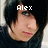A person with black hair and a black top appears in four with text overlays, showing slight head movement and expression changes