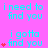 A static image with a bright pink background displays cyan text and red heart symbols in various arrangements across multiple