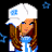 A 4-frame contact sheet of a pixelated cartoon character with long brown hair wearing a white cap and blue outfit, alongside text elements including "Save A Skateboard" and "Ride a Skater" on black-and-white backgrounds, and a purple "Doll Icon Editor .com" logo.