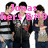 Three pixelated figures stand side-by-side with pink text overlay reading 'Jonas hers B #9' across the center.