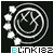 Animated contact sheet of 8 frames showing a Blink-182 logo animation with changing text colors and subtle motion effects on a black background.