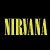 Static pixelated yellow text logo on black background with visible dithering and partial transparency effects.