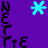 Animated contact sheet showing five frames of a purple background icon with repeated 'NEY' text and colored asterisks in different positions.