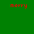 Green background with red pixelated text reading 'merry christmas' top-left and 'love alyssa' bottom-left, gray rectangle on right side.