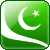 Green square icon with white crescent and star, pixelated edges, gradient background from light to dark green.