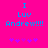 Pixelated blue text on bright pink background reads "I Luv Andrew!!!!" with purple star-like symbols below, two identical frames side-by-side.